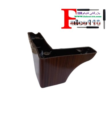 پایه /  پایه ال 8 سانتی طرح چوب بسته 4 عددی