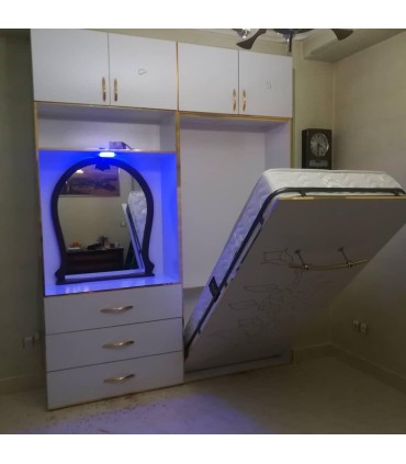 ست یراق تخت تاشو 180*80 عمودی بلبرینگ دار