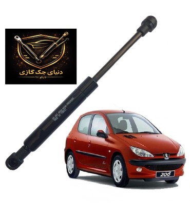 جک گازی صندوق  206هاچ بک اصل ترکیه